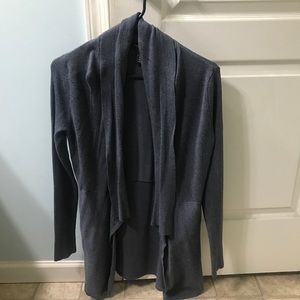 WHBM gray cardigan